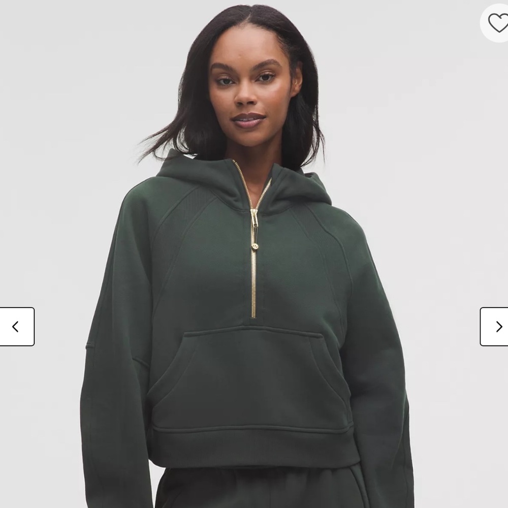 Lululemon Quarterzip Scuba Hoodie
